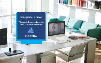 Curățenia la birou:  7 lucruri de care ai nevoie ca să o întreții mai ușor